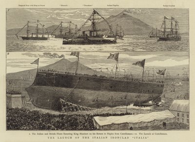 Az olasz Ironclad Italia piacra dobása alkotó: William Lionel Wyllie